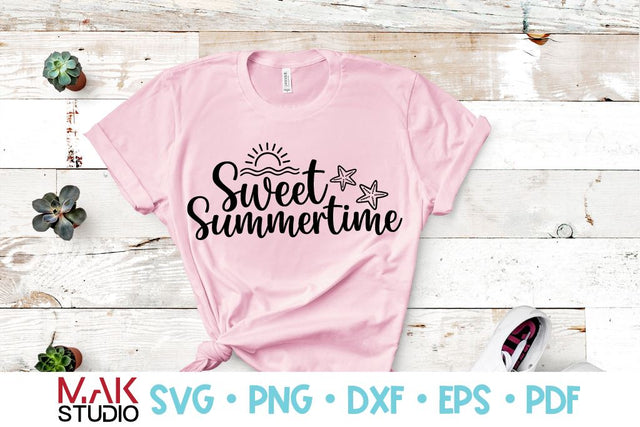 Sweet summertime svg Summertime svg Summer svg Summer girl svg Sweet summertime svg file SVG MAKStudion 