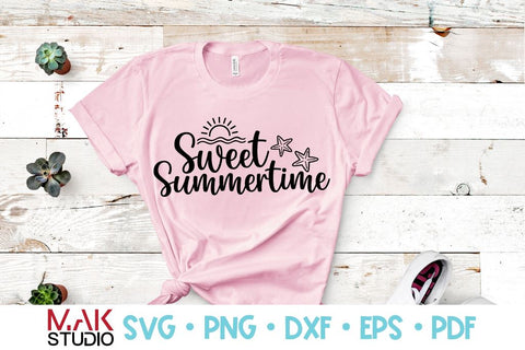Sweet summertime svg Summertime svg Summer svg Summer girl svg Sweet summertime svg file SVG MAKStudion 
