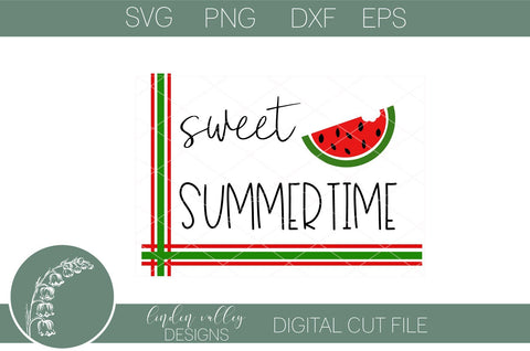 Sweet Summertime Watermelon Svg-Farmhouse Svg SVG Linden Valley Designs 