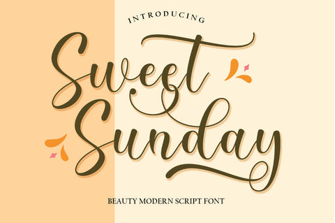 Sweet Sunday Font Slex Creative 