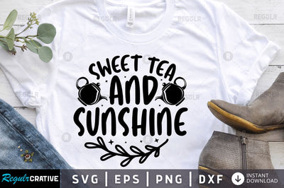 Sweet tea and sunshine SVG SVG Regulrcrative 