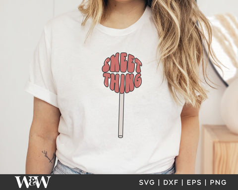Sweet Thing SVG | Valentine's SVG SVG Wood And Walt 