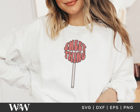 Sweet Thing SVG | Valentine's SVG SVG Wood And Walt 