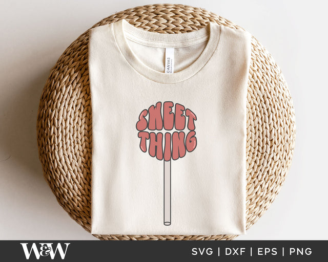 Sweet Thing SVG | Valentine's SVG SVG Wood And Walt 