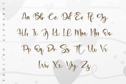 Sweet Valentine Font Stefani Letter 