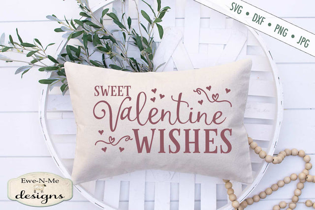 Sweet Valentine Wishes - SVG SVG Ewe-N-Me Designs 