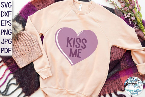 Sweet Valentine's Day Conversation Hearts SVG Bundle SVG Wispy Willow Designs 