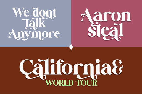 SWEET VUSSTAIN Font gatype 