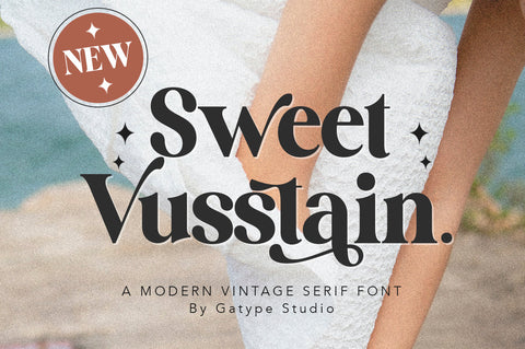 SWEET VUSSTAIN Font gatype 