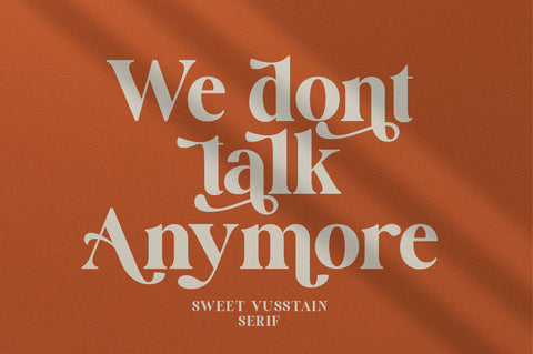 SWEET VUSSTAIN Font gatype 