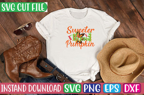 Sweeter then Pumpkin SVG Cut File SVG Studio Innate 