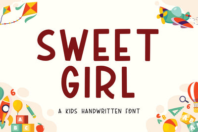 SWEETGIRL Font Mozarella 