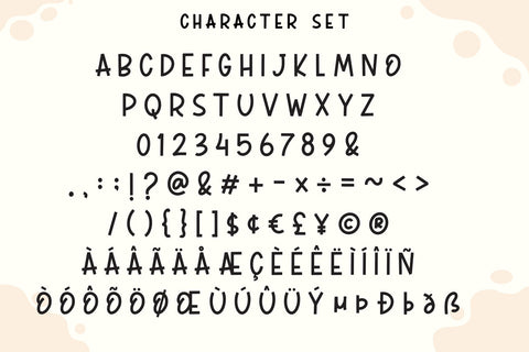SWEETGIRL Font Mozarella 