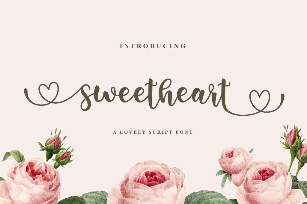 Sweetheart Script - So Fontsy