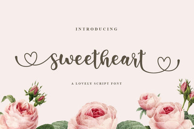 Sweetheart Script Font Anastasia 