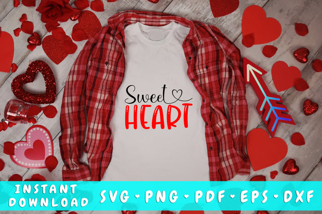 Sweetheart SVG, Valentine's Day SVG SVG HappyDesignStudio 