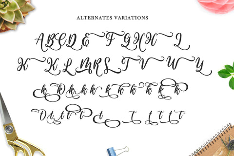 Sweethearts Calligraphy Font Holydie Studio 