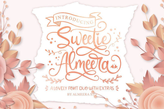 Sweetie Almeera Font Duo Font studioalmeera 