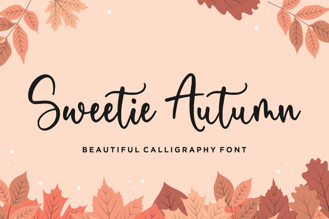 Sweetie Autumn Beautiful Calligraphy Font Font Balpirick 