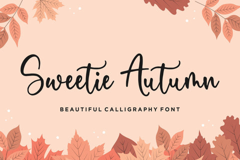 Sweetie Autumn Beautiful Calligraphy Font Font Balpirick 