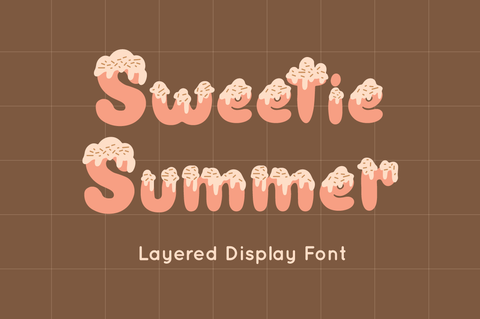 Sweetie Summer - Display Font Font Attype studio 
