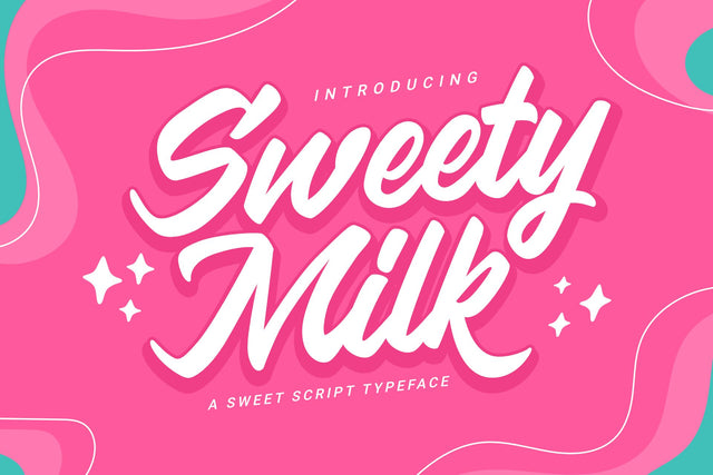 Sweety Milk Font Holydie Studio 