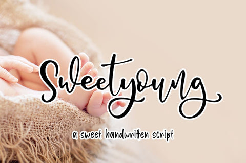 Sweetyoung a Sweet Handwritten Script Font Haksen 
