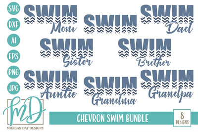 Swim Bundle SVG Morgan Day Designs