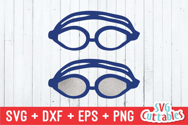 Swim Goggles Svg Cuttables 