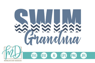 Swim Grandma SVG Morgan Day Designs 