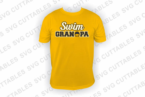 Swim Grandma Swim Grandpa SVG Svg Cuttables 