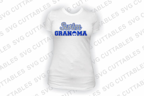 Swim Grandma Swim Grandpa SVG Svg Cuttables 