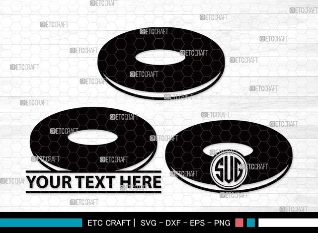 Swim Ring Monogram SVG Cut File | Ring Buoy Svg | Lifesaver Svg | Lifebuoy Svg | Swim Ring Clipart SVG ETC Craft 