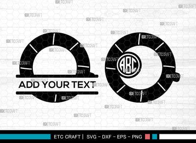 Swim Ring Monogram SVG, Split Monogram, Swimming Tire Svg, Ring Buoy Svg, Lifesaver Svg, Life Buoy Svg, Swim Ring SVG ETC Craft 