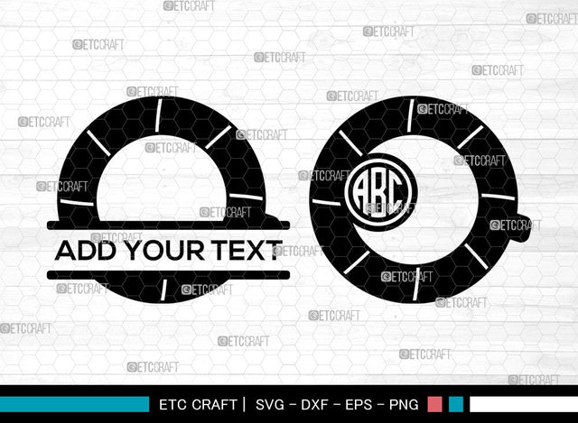 Swim Ring Monogram SVG, Split Monogram, Swimming Tire Svg, Ring Buoy Svg, Lifesaver Svg, Life Buoy Svg, Swim Ring SVG ETC Craft 