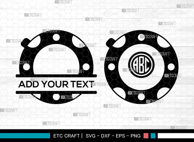 Swim Ring Monogram SVG, Split Monogram, Swimming Tire Svg, Ring Buoy Svg, Lifesaver Svg, Life Buoy Svg, Swim Ring SVG ETC Craft 