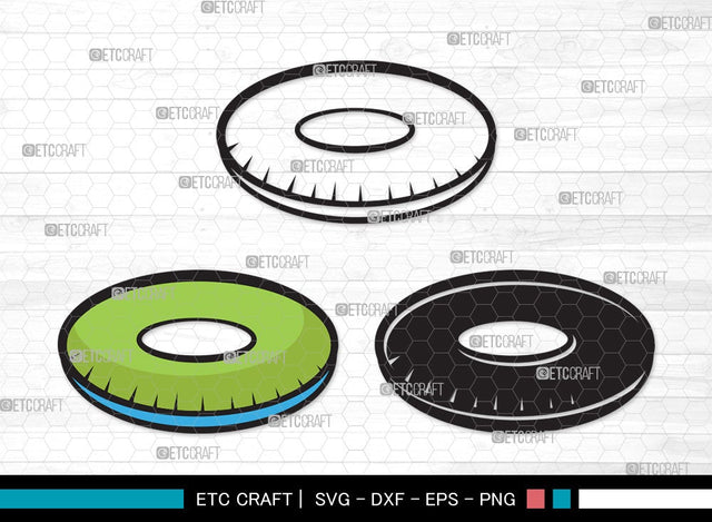 Swim Ring SVG Cut File | Ring Buoy Svg | Lifesaver Svg | Lifebuoy Svg | Swim Ring Clipart SVG ETC Craft 