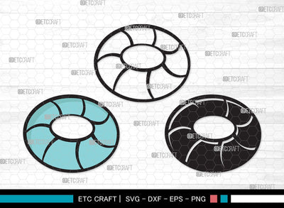 Swim Ring SVG Cut File | Ring Buoy Svg | Lifesaver Svg | Lifebuoy Svg | Swim Ring Clipart SVG ETC Craft 