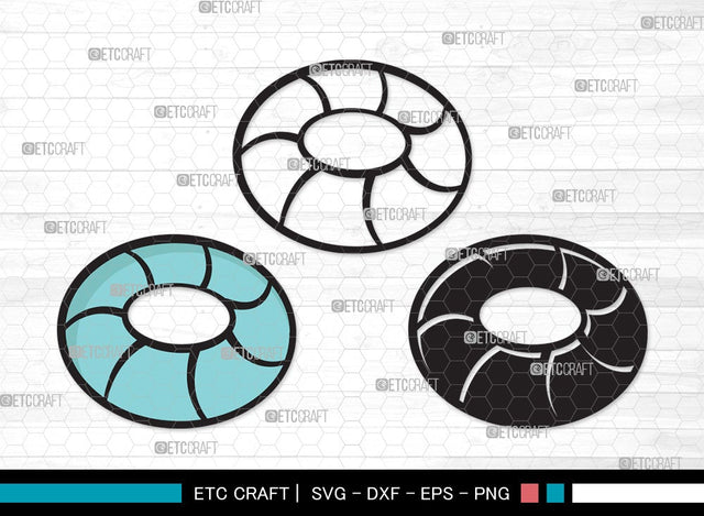 Swim Ring SVG Cut File | Ring Buoy Svg | Lifesaver Svg | Lifebuoy Svg | Swim Ring Clipart SVG ETC Craft 