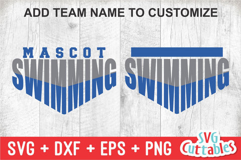 Swim SVG Template 006 | Shirt Design SVG Svg Cuttables 