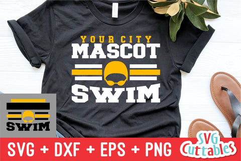Swim SVG Template 008 | Shirt Design SVG Svg Cuttables 