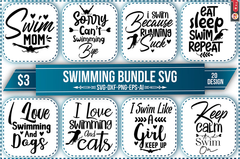 Swimming Bundle SVG SVG Nbd161 