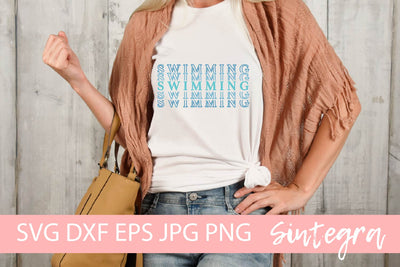 Swimming Cut File SVG Free For Commercial Use SVG Sintegra 
