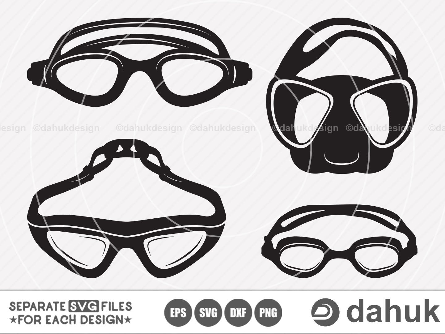swimming goggles clipart