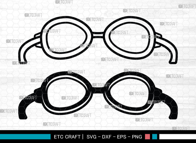 Swimming Goggles SVG, Swimming Goggles SVG, Swim Goggles Svg, Goggles Svg, Swim Goggles Icon Svg, Pilot Goggles Svg, Swimming Goggles SVG ETC Craft 