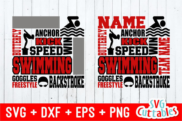 Swimming Subway Art SVG Svg Cuttables 