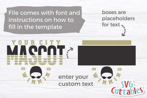 Swimming svg - Swim Cut File - Swim Template 0017 - svg - eps - dxf - png - Silhouette - Cricut Cut File - Digital Download SVG Svg Cuttables 