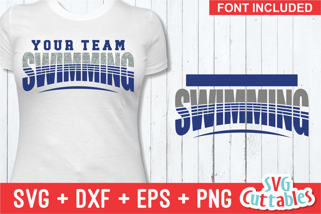 Swimming svg - Swim Cut File - Swim Template 002 - svg - eps - dxf - png - Silhouette - Cricut Cut File - Digital Download SVG Svg Cuttables 