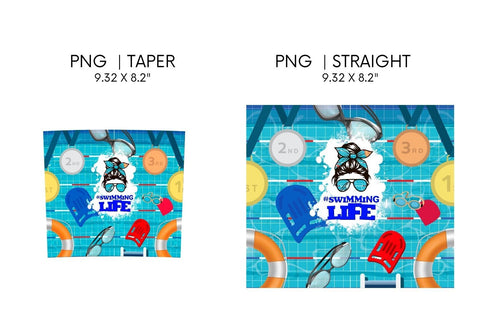 Swimming Tumbler Sublimation Bundle Sublimation SvgOcean 