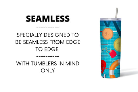 Swimming Tumbler Sublimation Bundle Sublimation SvgOcean 